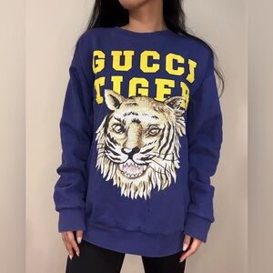 Gucci Royal Blue Textured Sweater
